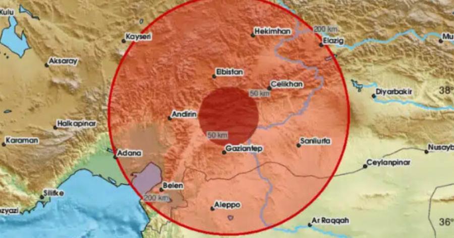 Μεγάλος σεισμός στην Τουρκία