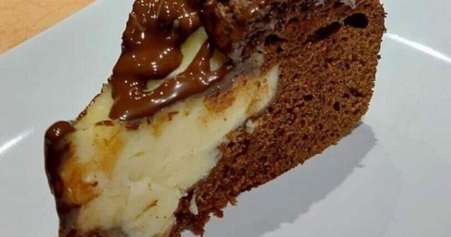 Σοκολατένιο κέικ με κρέμα πατισερί – εύκολη συνταγή
