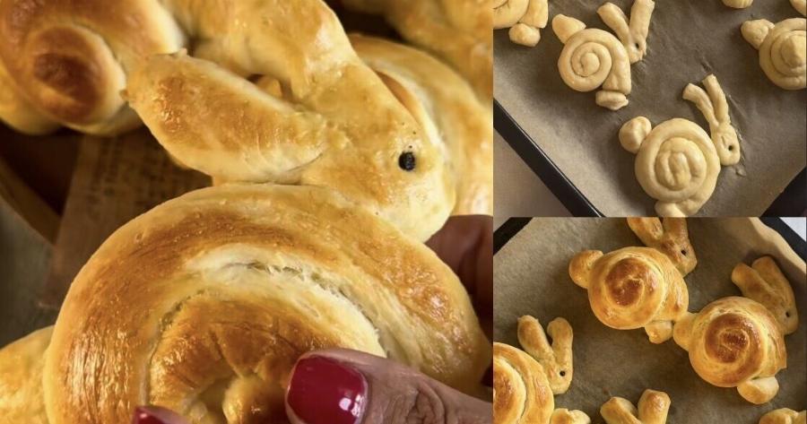 Αφράτα κουλουράκια σε σχήμα λαγού – Η πιο cute ιδέα για το πασχαλινό τραπέζι