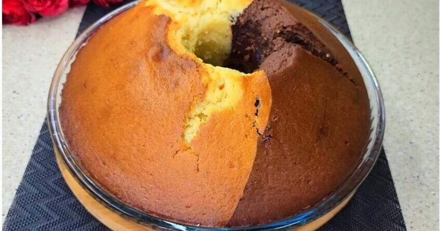 Δίχρωμο κέικ βανίλια-σοκολάτα: Η εύκολη συνταγή για αφράτο αποτέλεσμα