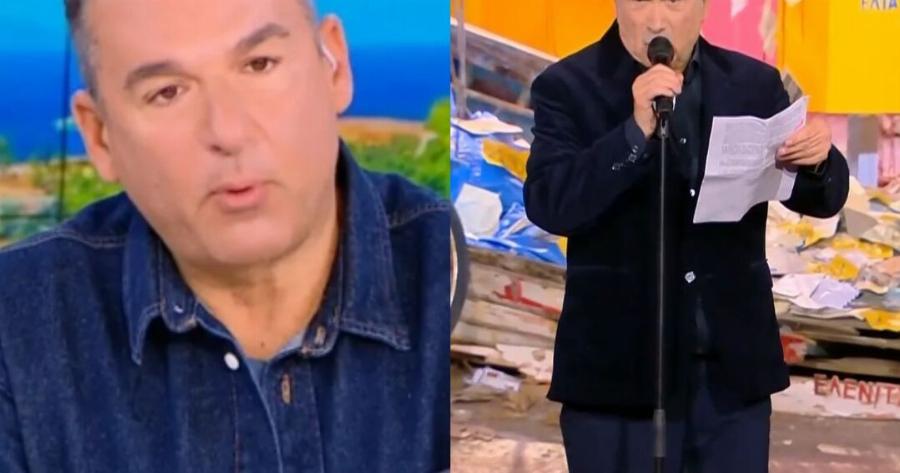 «Κόλαφος» ο Λιάγκας: Η απάντηση στον Λαζόπουλο μέσα από την εκπομπή του