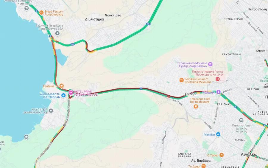 Τροχαίο με λεωφορείο πριν λίγο