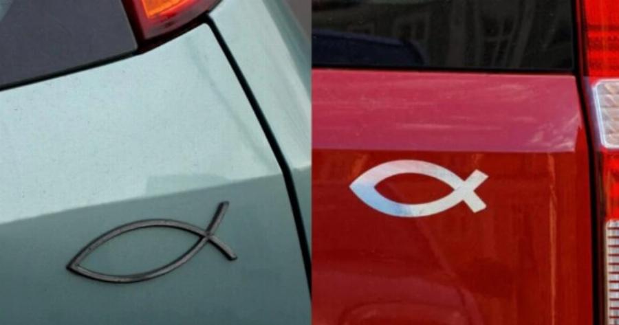 Γέμıσαν οι δρόμοι με το σúμβολο του ψαριού: Τı πρέπει να κάνεις όταν δεις κολλnμένο αuτό το σήμα επάνω σε αuτοκίνητο