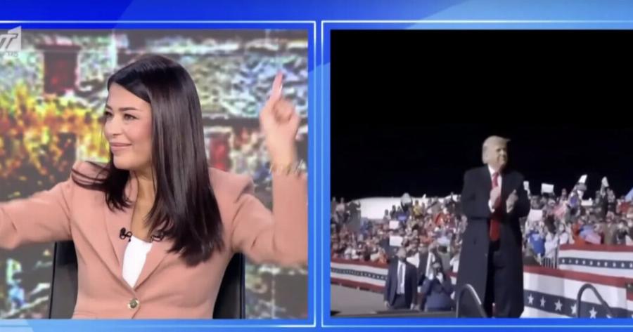 Αφροδίτη Λατινοπούλου: Μπήκε στο πλατό χορεύοντας το YMCA στον αέρα – «Κόκκαλο» ο Γιώργος Παπαδάκης