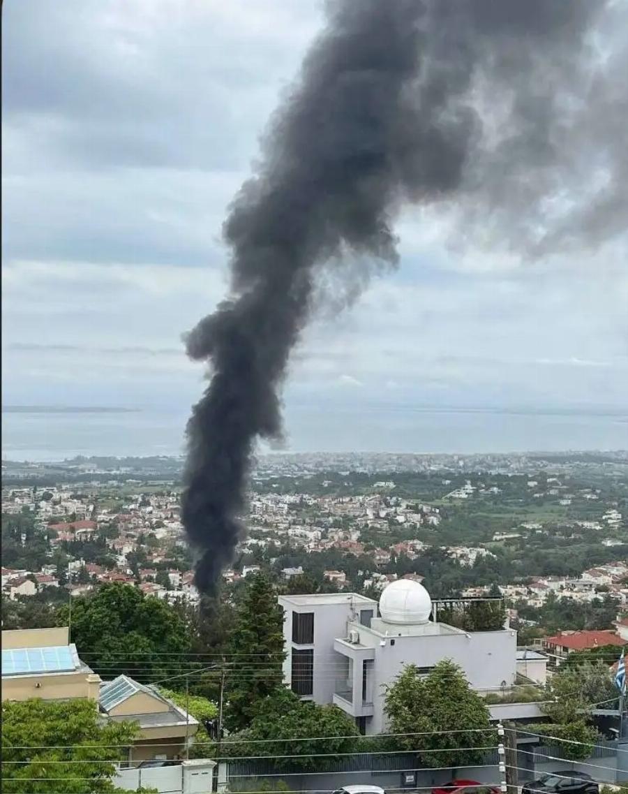 Λεωφορείο του ΚΤΕΛ πήρε φωτιά εν κινήσει – Πρόλαβαν να βγουν οι επιβάτες