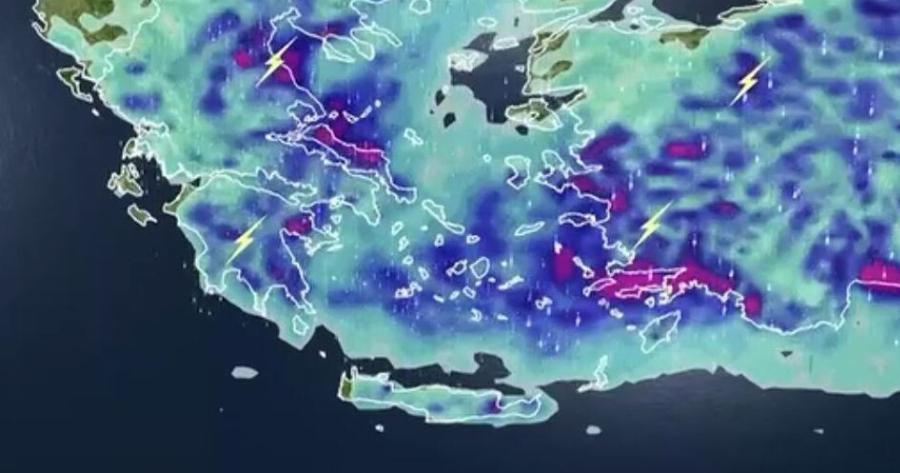 Καιρός: Έρχεται τριήμερο με χαλάζι και καταιγίδες – Οι περιοχές που θα «χτυπήσει» η κακοκαιρία
