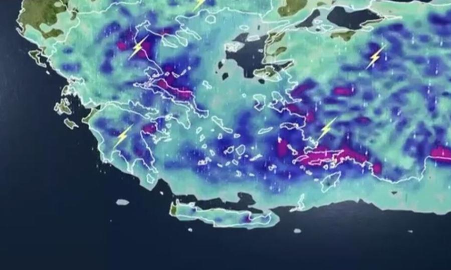 Καιρός: Έρχεται τριήμερο με χαλάζι και καταιγίδες – Οι περιοχές που θα «χτυπήσει» η κακοκαιρία