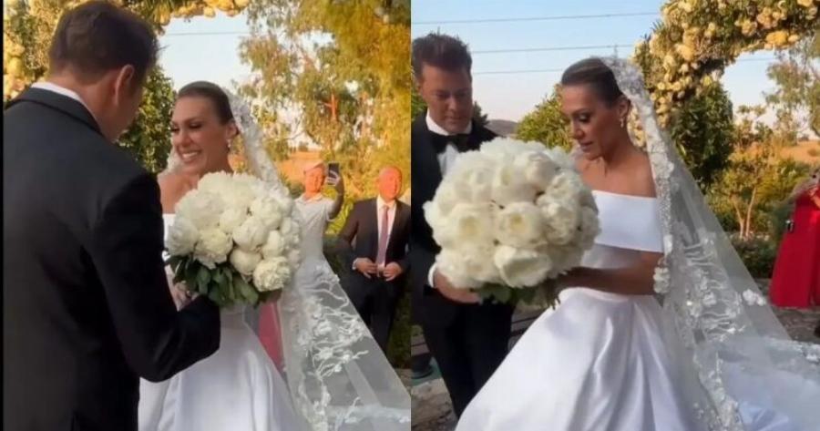 Παντρεύτηκε ο Χρήστος Χολίδης – Το πρώτο βίντεο από τον γάμο & το νυφικό με την τεράστια ουρά