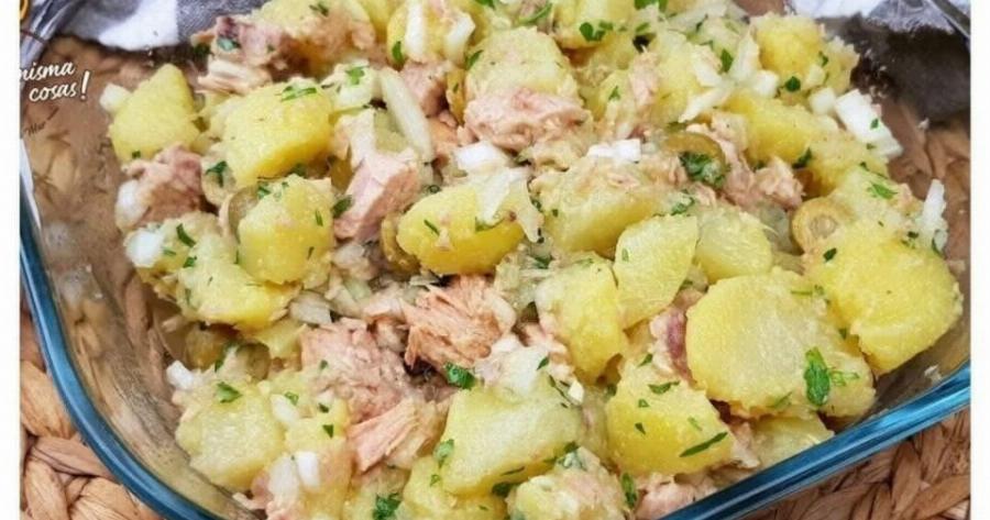 Πατατοσαλάτα με τόνο και ελιές – Δροσερή, εύκολη και πεντανόστιμη