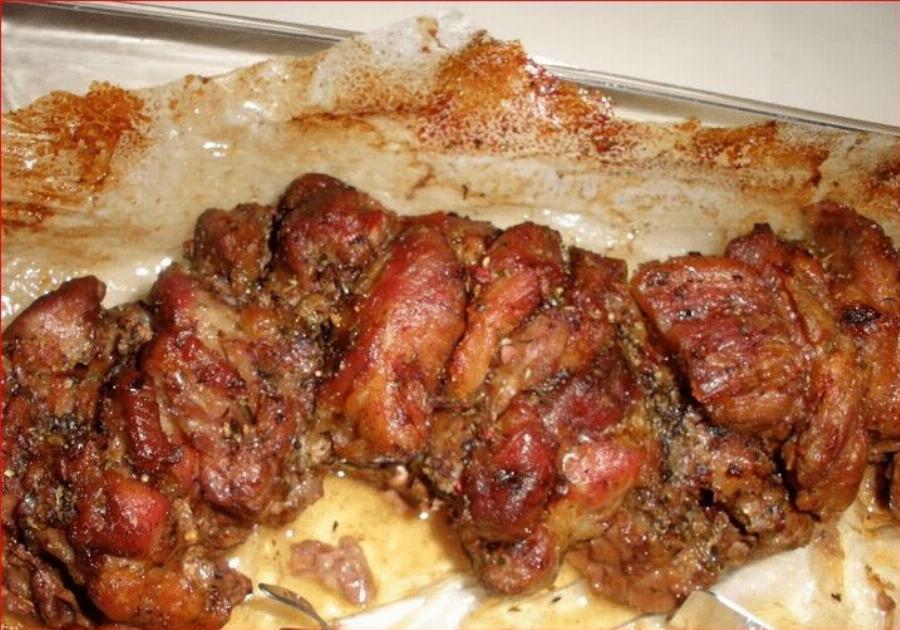 Κοντοσούβλι όπως της ταβέρνας – αλλά στο φούρνο