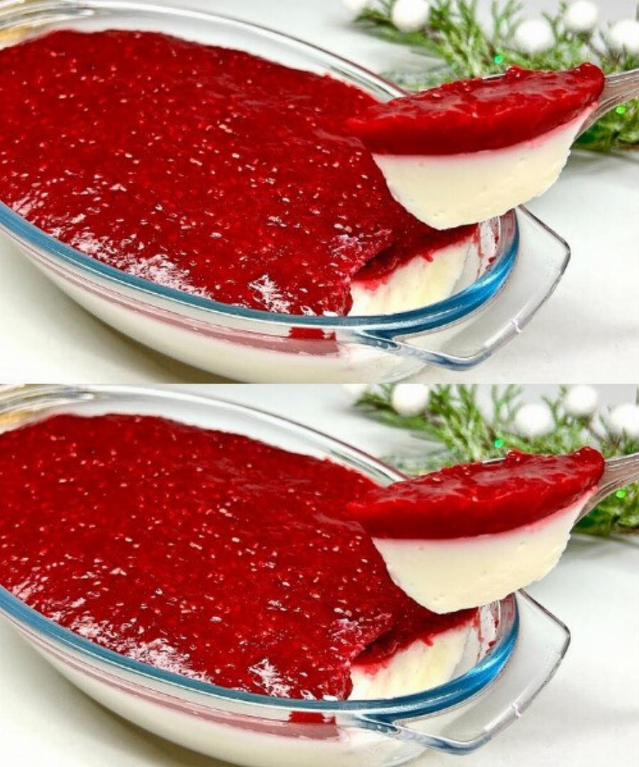 Ένα σπιτικό επιδόρπιο σε 5 λεπτά που δεν θα βαρεθώ ποτέ να τρώω. Δεν χρειάζεται ψήσιμο! Χωρίς ζελατίνη!