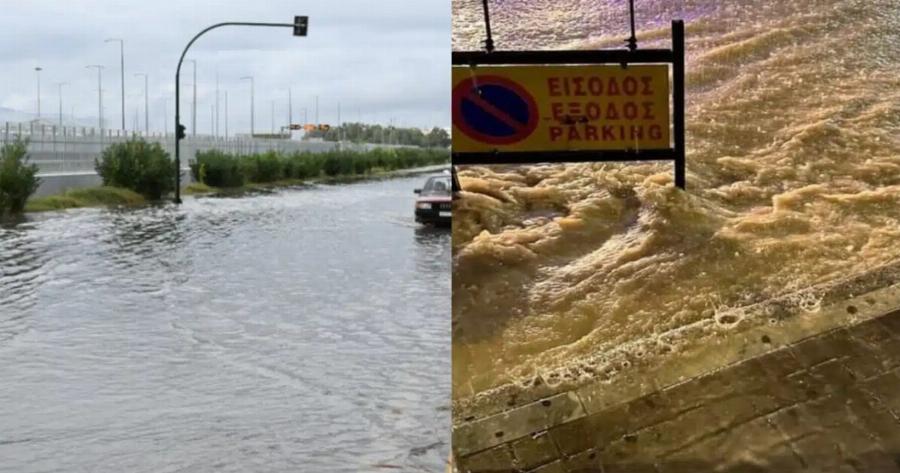 «Πνiγηκε» κάτω από το νερό πασίγνωστη μεγάλη πόλη της Ελλάδας: Δρόμοι – ποτάμια, κάτοικοι απελπισμένoι δεν ξέρουν τι να κάνουν