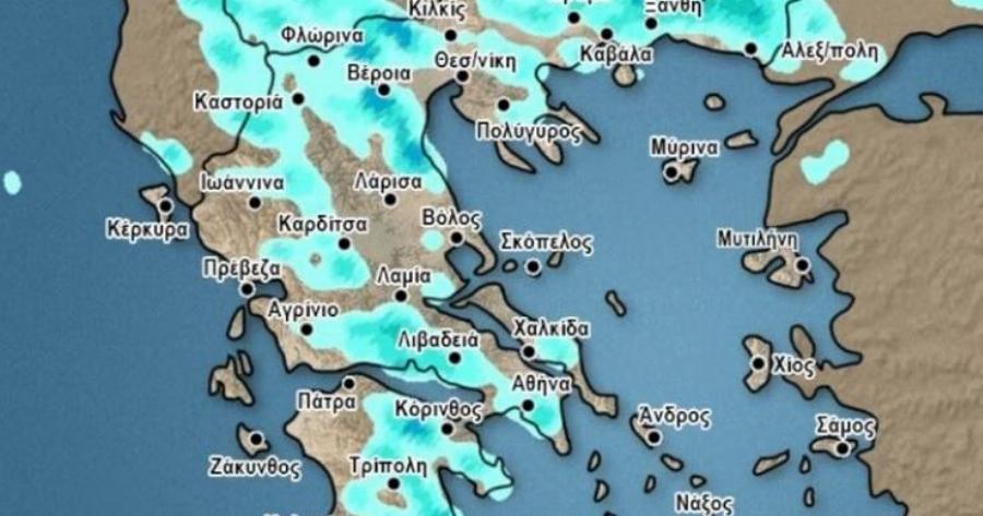 Καιρός: Χαμηλό βαρομετρικό πλησιάζει την χώρα μας – Πού αναμένονται βροχές τα επόμενα 24ωρα