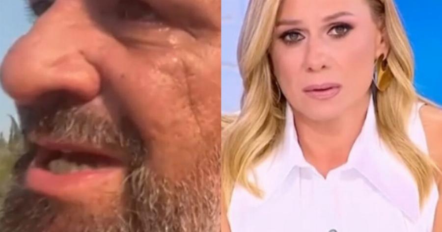 «Λύγισε» ο Γρηγόρης Μπάκας στον «αέρα» του «Καλοκαίρι Παρέα» – Οι φλόγες έφτασαν στο σπίτι του στην Πρέβεζα