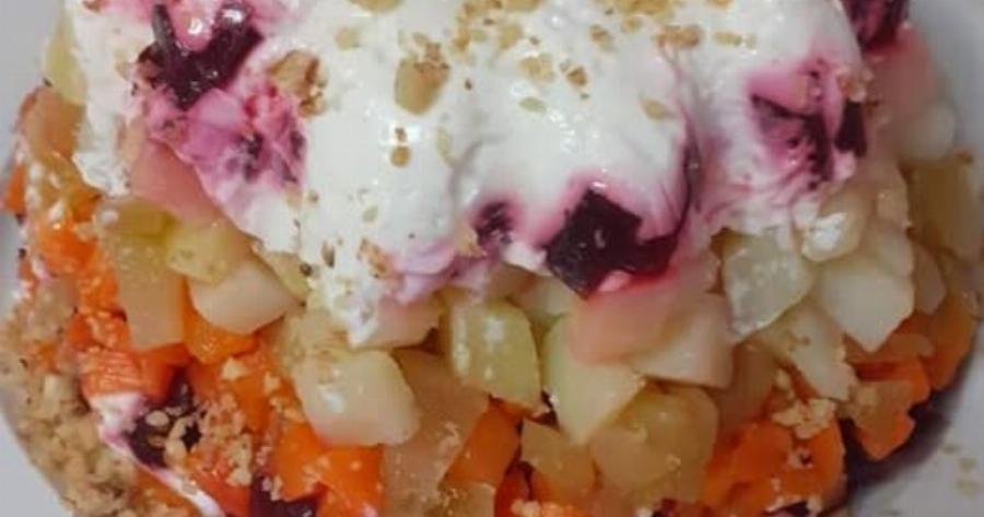 Γιορτινή σαλάτα με πατζάρια και πατάτα: Εντυπωσιακή συνταγή