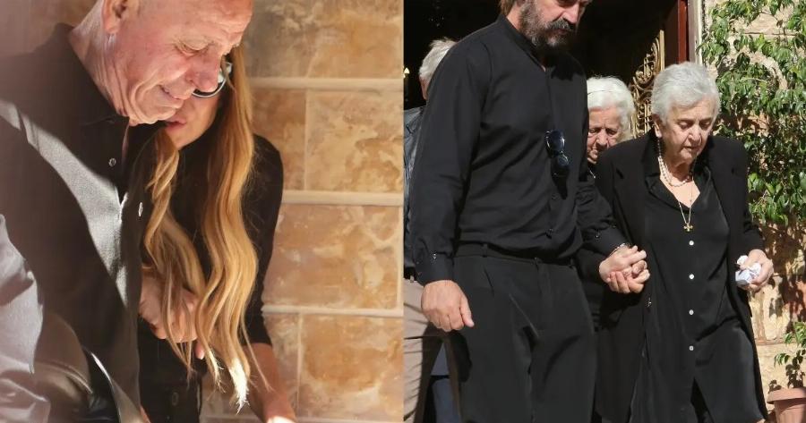 Μνημόσυνο Μαζωνάκη – Μακρυνιώτης: Χέρι χέρι με την πεθερά του – Ξέσπασε σε κλάματα ο Μανώλης Μαζωνάκης