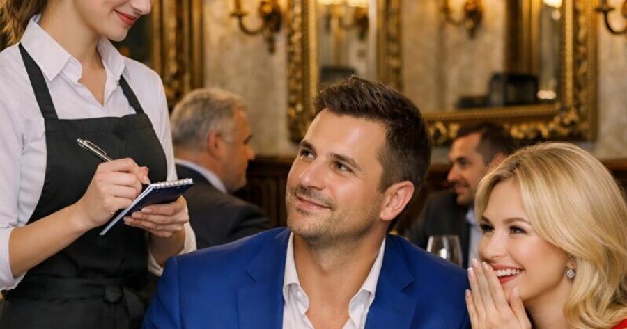 Ένας πλούσιος άντρας, για να ταπεινώσει μια σερβιτόρα και να δείξει την ανωτερότητά του, έκανε την παραγγελία στα γαλλικά και στην ίδια γλώσσα άρχισε να προσβάλλει το προσωπικό, χωρίς καν να φαντάζεται ποια ήταν πραγματικά και πώς θα κατέληγαν όλα αυτά για τον ίδιο