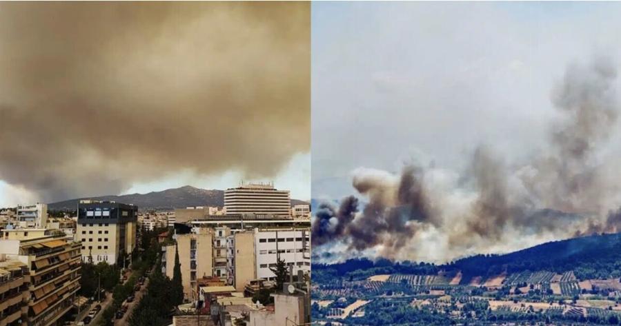 ΕΚΤΑΚΤΟ ΤΩΡΑ Συναγερμός – Μπαίνει πιο βαθιά στην Αθήνα η μεγάλη φωτιά – Εκκενώνεται νέα περιοχή