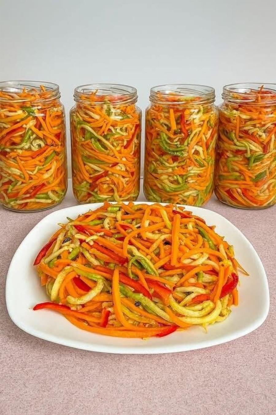 Χειμωνιάτικο Τουρσί με Κολοκυθάκια & Καρότα