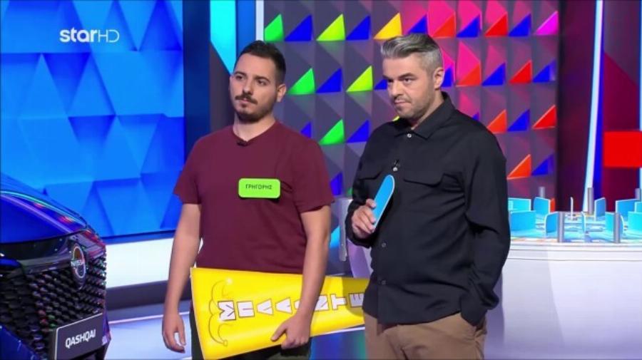 Φοβερός παίκτης στον Τροχό της Τύχης: Κατάφερε να λύσει μέσα σε ένα δευτερόλεπτο τον γρίφο – Άφωνος ο Πολυχρονίδης