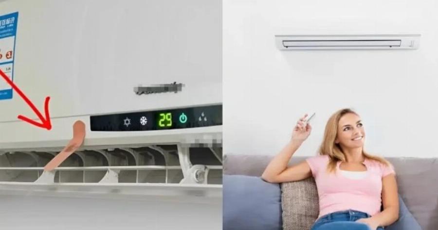 Το εντυπωσιακό τρικ με δύο κολλημένα χανζαπλάστ στο κλιματιστικό που που ελάχιστοι γνωρίζουν