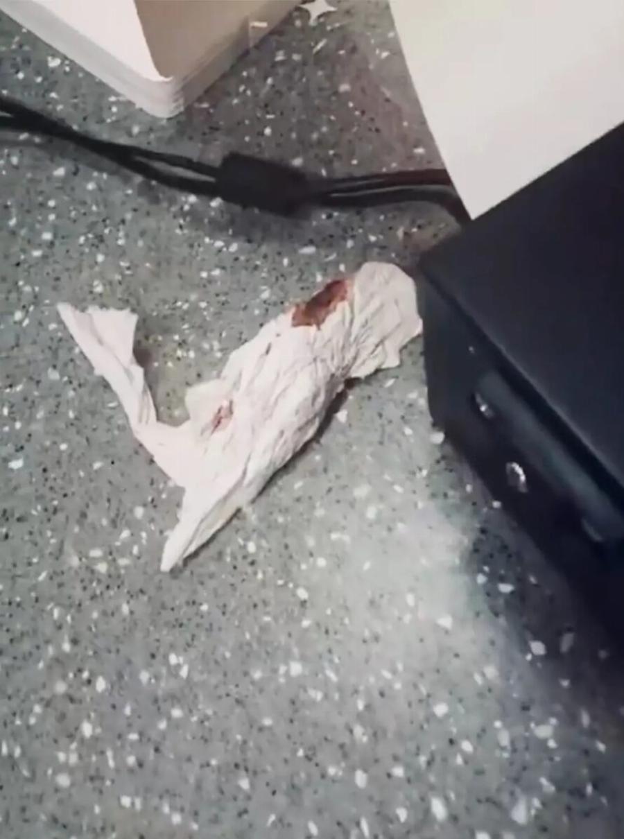 Επιβάτισσα αεροπλάνου με περίοδο εκσφενδόνισε χρησιμοποιημένες σερβιέτες στο check-in, επειδή της αρνήθηκαν την επιβίβαση