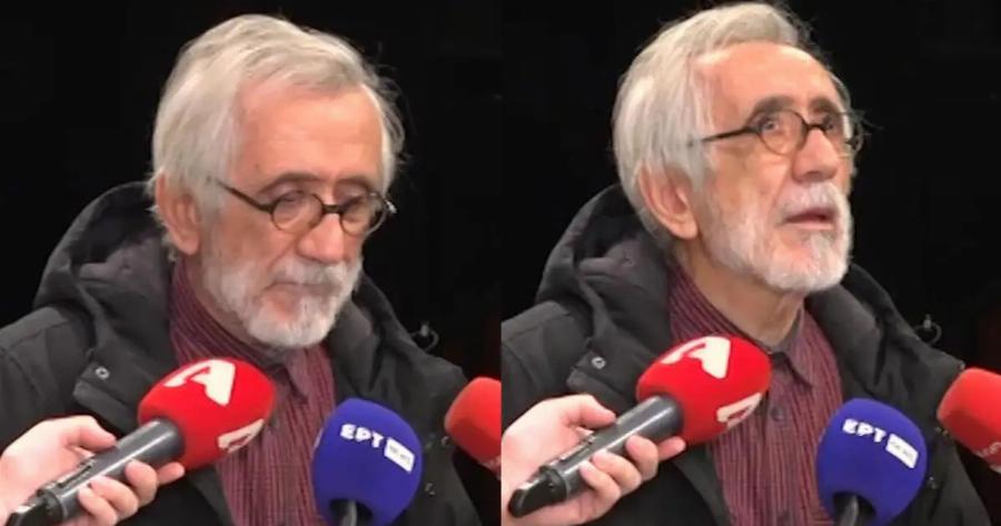 Ο Τάσος Παλαντζίδης με λυγμούς μπροστά στις κάμερες: «Μίλησα μαζί της και μισή ώρα μετά χαιρέτησε αυτόν τον κόσμο»