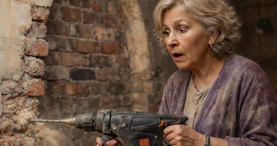 Μετά τον θάνατο του συζύγου της, μια εβδομηντάχρονη γυναίκα αποφάσισε για πρώτη φορά έπειτα από σαράντα χρόνια γάμου να κάνει ανακαίνιση στο σπίτι τους, και αυτό που ανακάλυψε πίσω από έναν χοντρό τοίχο την γέμισε πραγματικό τρόμο