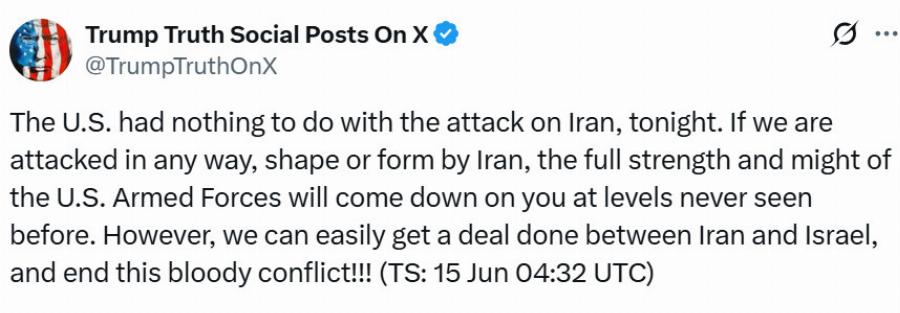 EKTAKTO TΩΡΑ – ΟΙ ΗΠΑ ΕΚΑΝΑΝ ΚΙΝΗΣΗ