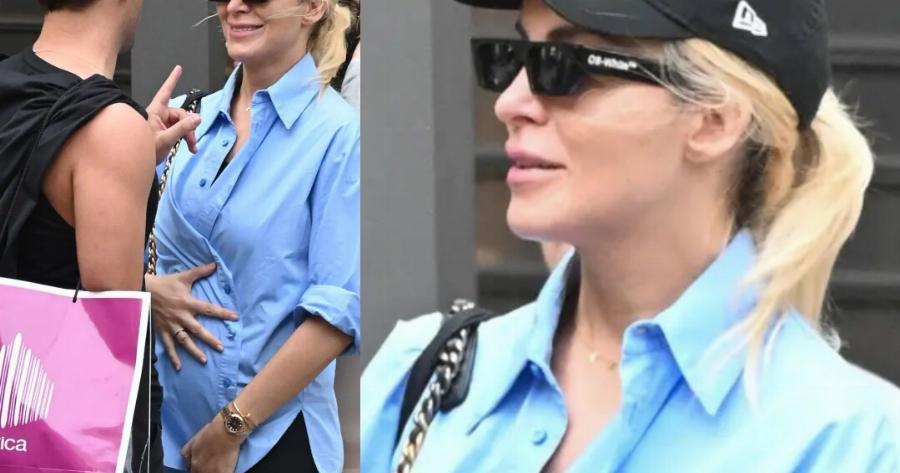 Δεν πρόσεξε τις κάμερες: Η κίνηση που έκανε η Κατερίνα Καινούργιου σε βόλτα της και επιβεβαίωσε τα πάντα