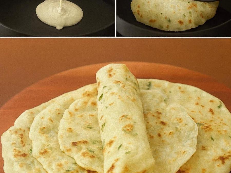 Πίτα σκόρδου με υγρή ζύμη 3 λεπτών