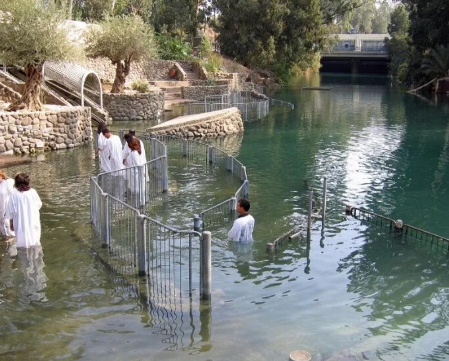 Το σημείο όπου βαπτίστηκε ο Χριστός στον Ιορδάνη ποταμό