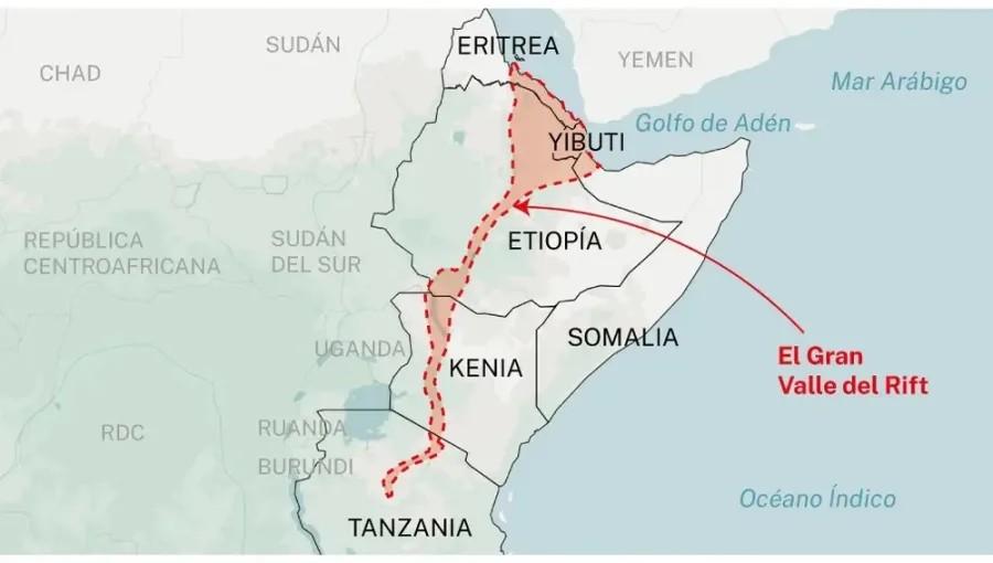 Αλλάζει η Γη για πάντα – Νέος ωκεανός: Η Αφρική χωρίζεται στα δύο – Εμφανίζεται νέα ήπειρος