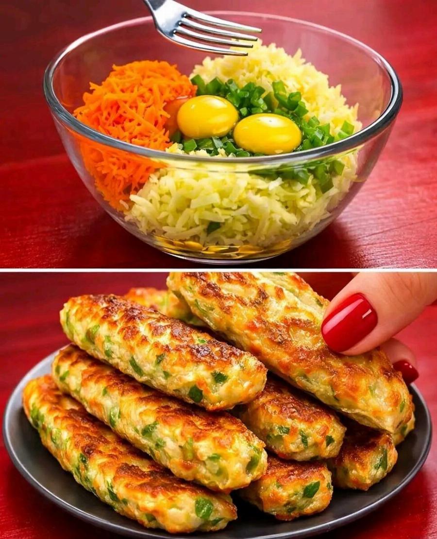 Μπουκιές Λαχανικών με Δροσερή Σάλτσα Αγγουριού