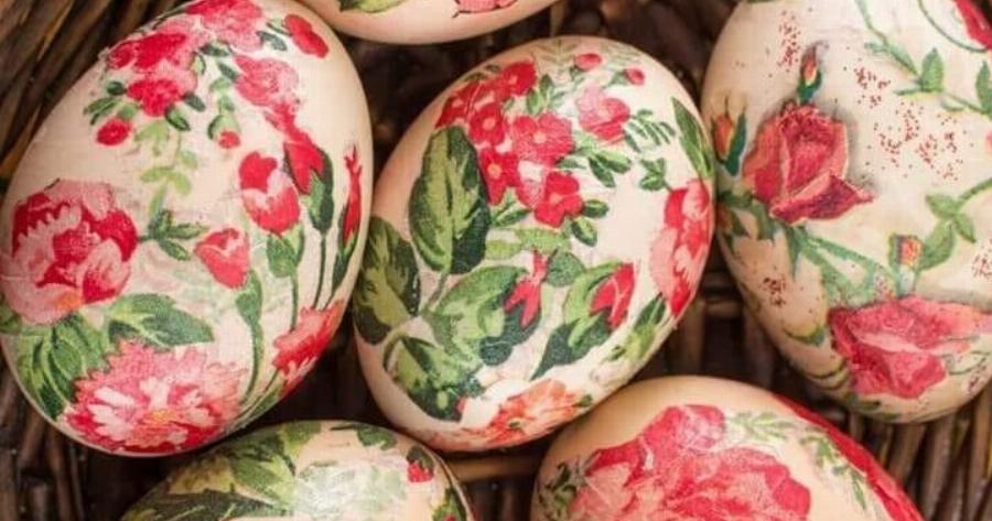 Στόλισα έτσι τα πασχαλινά αυγά… χωρίς βαφές και έγιναν υπέροχα!