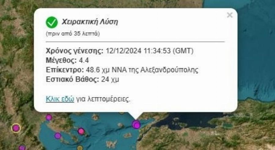 Μεγάλος σεισμoς τώρα