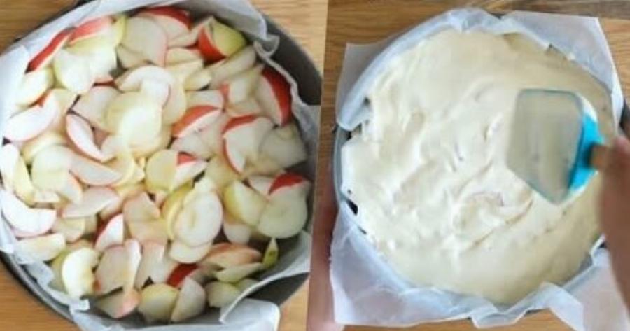 Μηλόπιτα με 4 υλικά που λιώνει στο στόμα