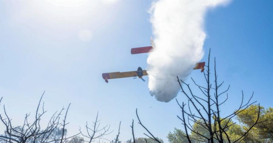 Σε εξέλιξη φωτιά στο Πεταλίδι Μεσσηνίας: Επιχειρούν εναέρια μέσα