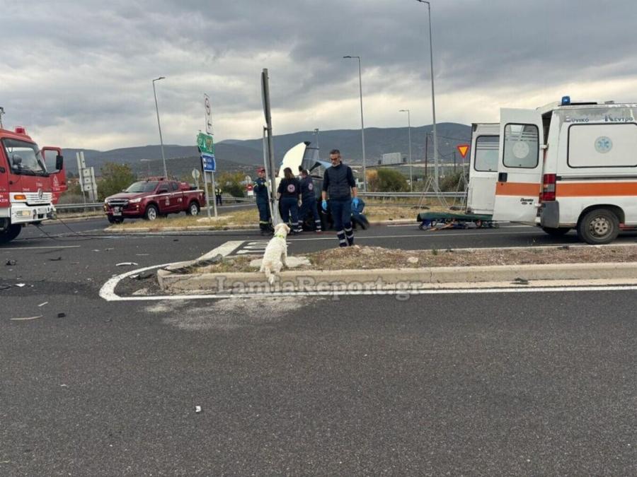 Λαμία: Nεκpός 54χρονος σε τροχαίo – Το σκυλάκι του διασώθηκε και περίμενε τον ιδιοκτήτη του δίπλα στο τρακάρισμα
