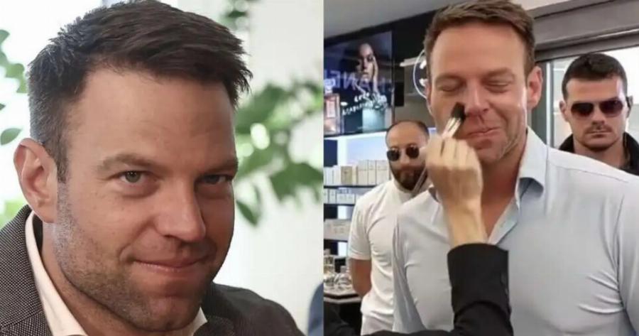 Σάστισαν οι περαστικοί: Ο Στέφανος Κασσελάκης δοκιμάζει μακιγιάζ στο δρόμο