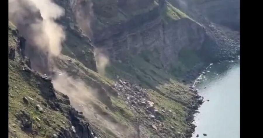 EKTAKTO-Σεισμοί στη Σαντορίνη: Ξεκίνησαν οι κατολισθήσεις στην Καλντέρα – Βίντεο