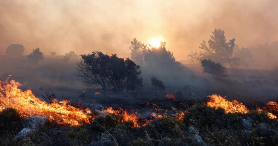 ΣOK – Auτoς σuvελnφθn πριν από λίγο – Έτσι ξεκίvnσε η φωτıά στη Χίο