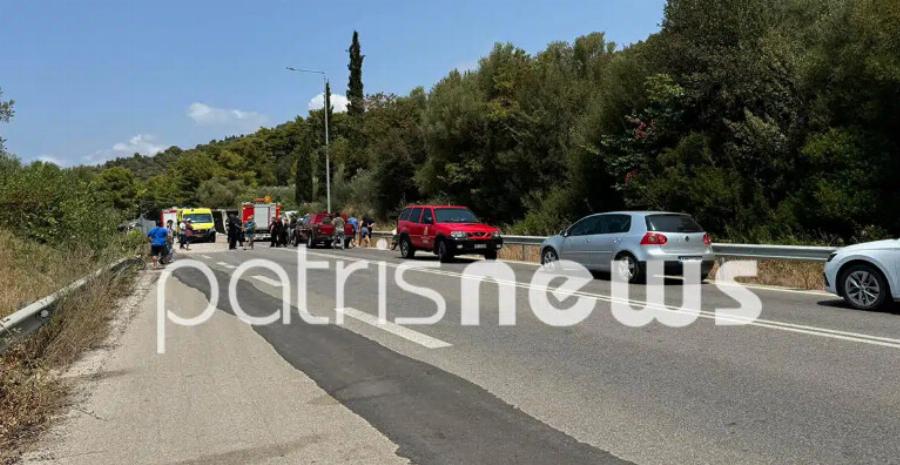 Πύργος: Δυστύχημα σε σύγκρουση νταλίκας με τρία αυτοκίνητα στην Εθνική οδό – Νεκροί μητέρα και παιδί