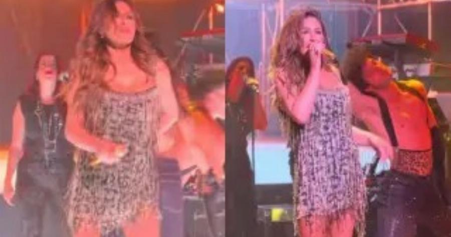 “Ατύχημα” στην σκηνή για την Έλενα Παπαρίζου! Άφησε ελάχιστα στην φαντασία….