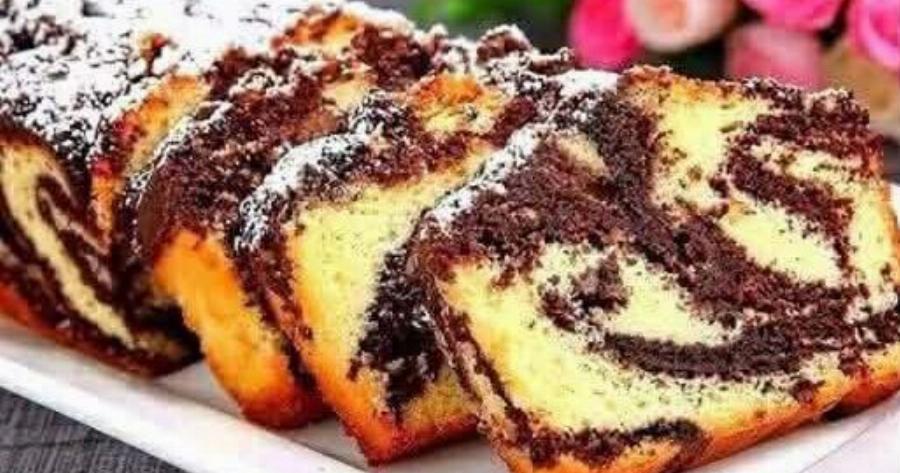 Λιώνει στο Στόμα! Μαρμαρωμένο Κέικ 8 Κουταλιές