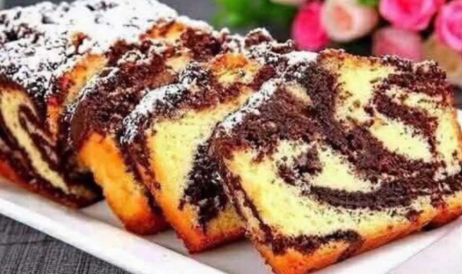 Λιώνει στο Στόμα! Μαρμαρωμένο Κέικ 8 Κουταλιές