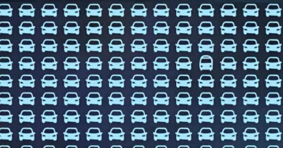 Μόνο οι διάνοιες μπορούν να βρουν το λεωφορείο ανάμεσα σε αυτά τα αυτοκίνητα