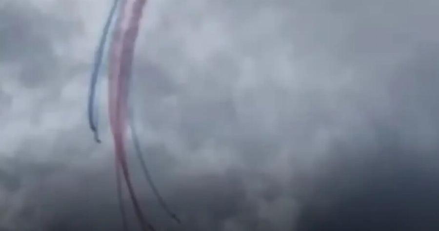 Tpόμος στον ουρανό – Μαχητικά αεροσκάφη συγκρούστηκαν στον αέρα