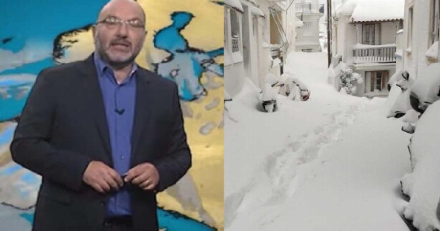 «Λευκό» σενάριο από τον Σάκη Αρναούτογλου: «25-30 μέρες με χιόνι»