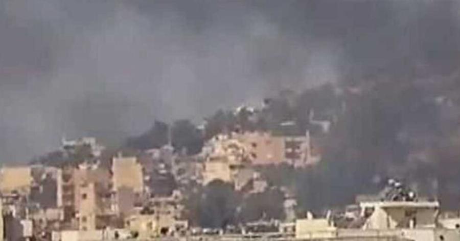 Φωτιά στο Πέραμα – Η συγκλoνιστική στιγμή της έκpηξης (βίντεο)